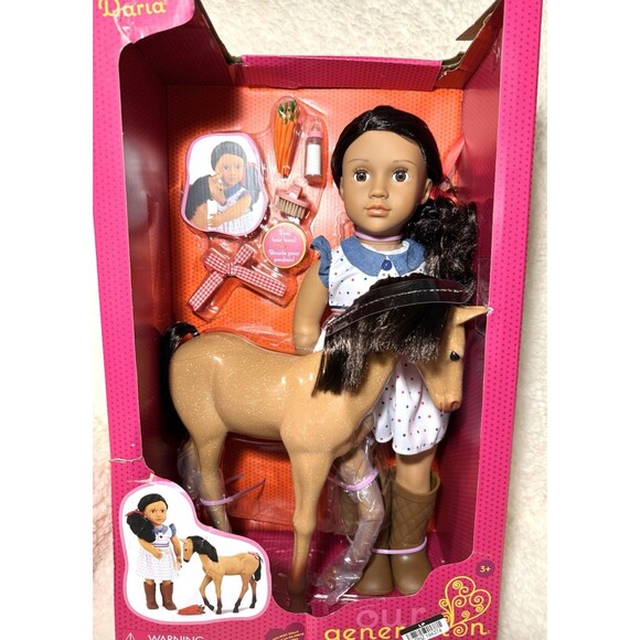 Our Generation Daria with Foal 18" Doll & Horse Set NEW - Picture 5 of 6